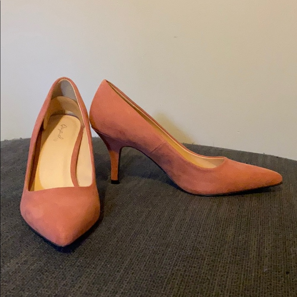 Dusty Rose Pump Heels